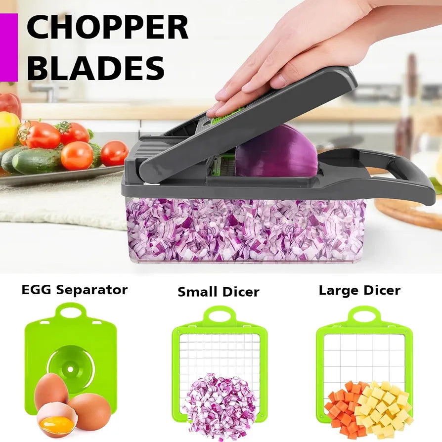 Vegetable Chopper & Slicer 17-Piece Set