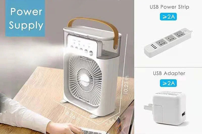Portable 3 In 1 Fan AIr Conditioner
