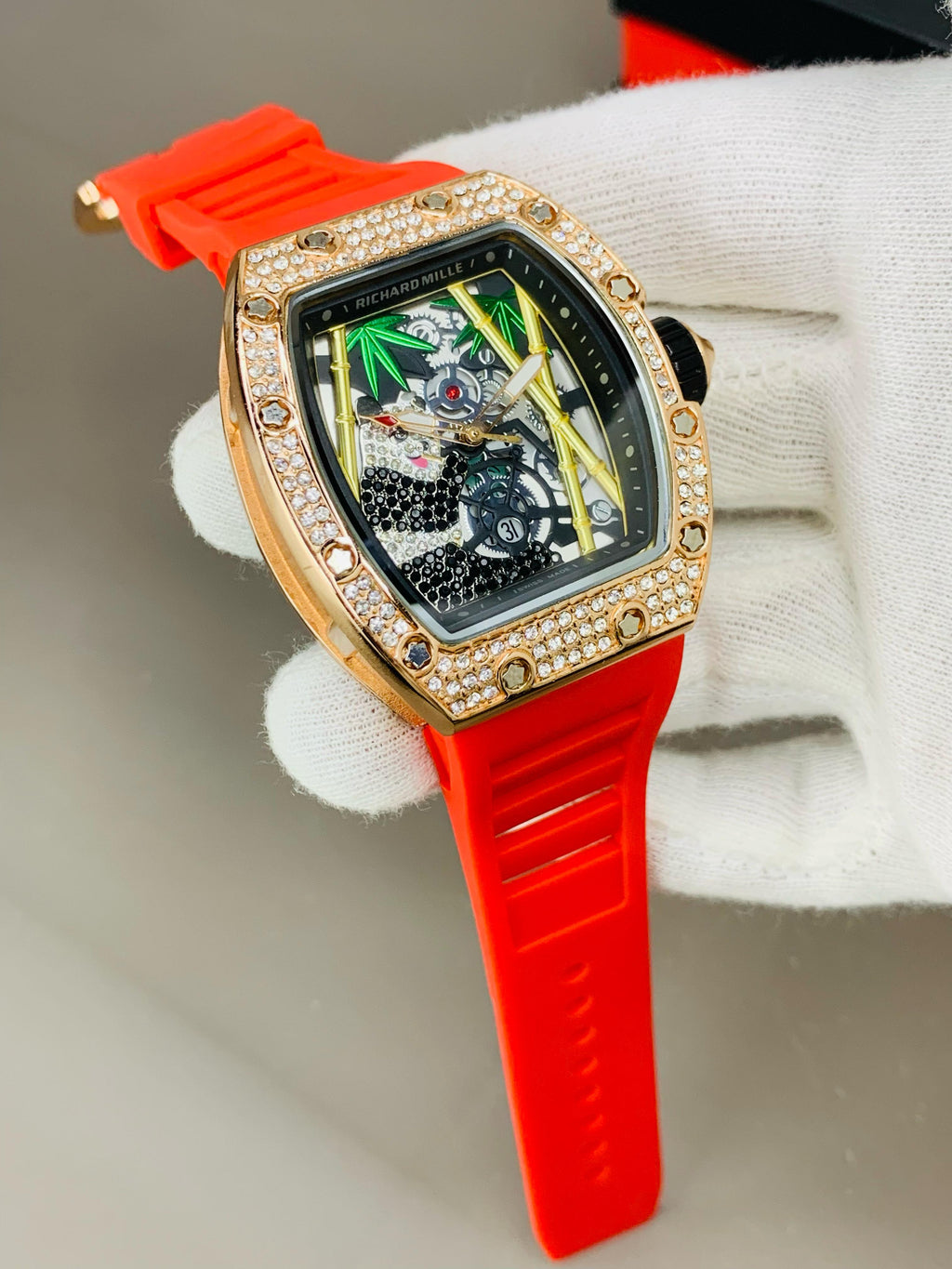 Richard Mille Style Diamond Watch