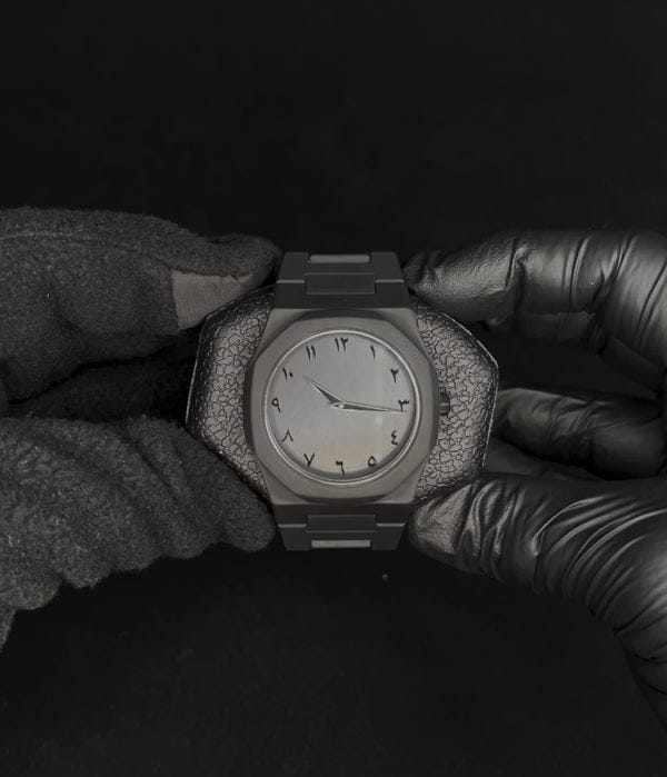 Arabic Black Luxury Watch