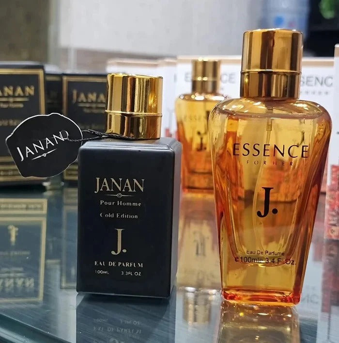 Pack Of 2 – J. Essence & J. Janan Perfume- 100ml for HER & HIM